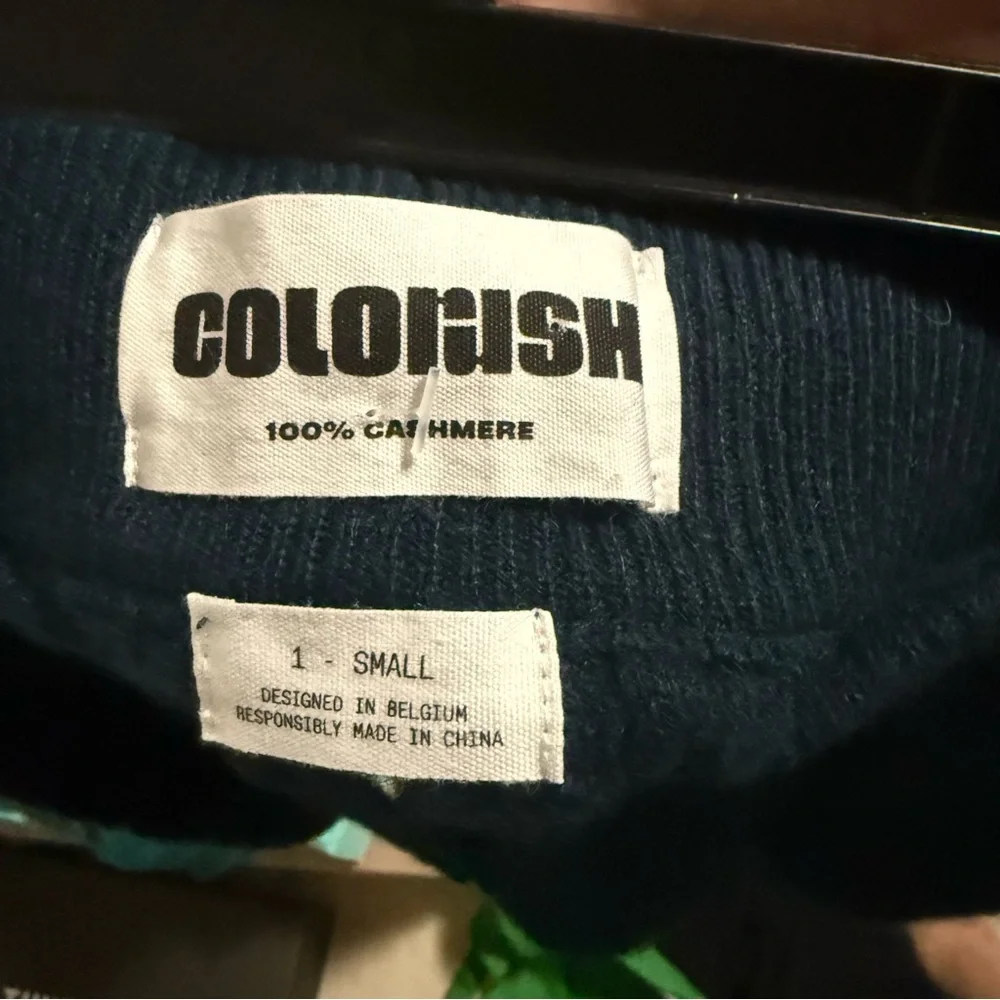 Colorush Cashmere Blue Ribbed Shorts Small - Picture 5 of 5